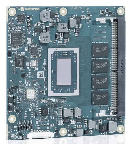 Kontron Introduces its First Compact Ryzen V1000 Embedded Module