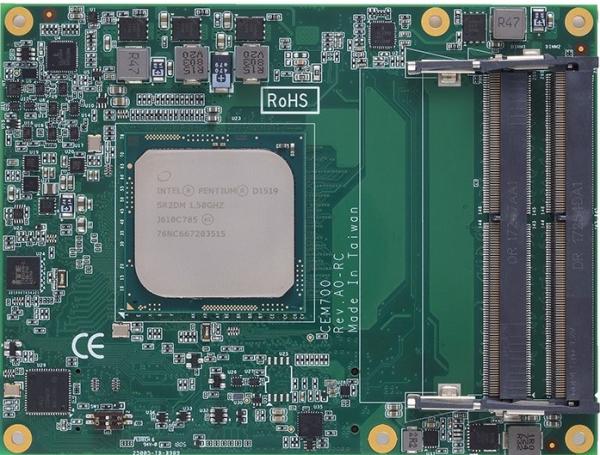 AXIOMTEK COM EXPRESS TYPE 7 MODULE IS POWERED BY INTEL XEON