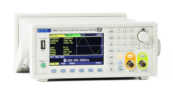 DUAL CHANNEL ARBITRARY FUNCTION GENERATOR WITH 40 TO 240MHZ MODELS