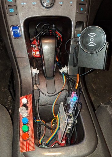 THE CHEVY VOLT WITH RASPBERRY PI detail