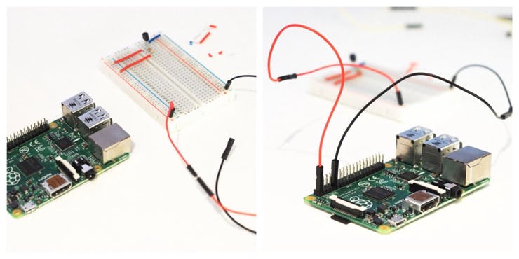 Connect the power rails to your Pi’s