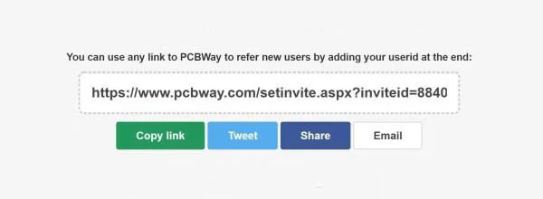 PCBWAY REFERRAL PROGRAM IS AN AVENUE TO EARN COUPONS AND CASH