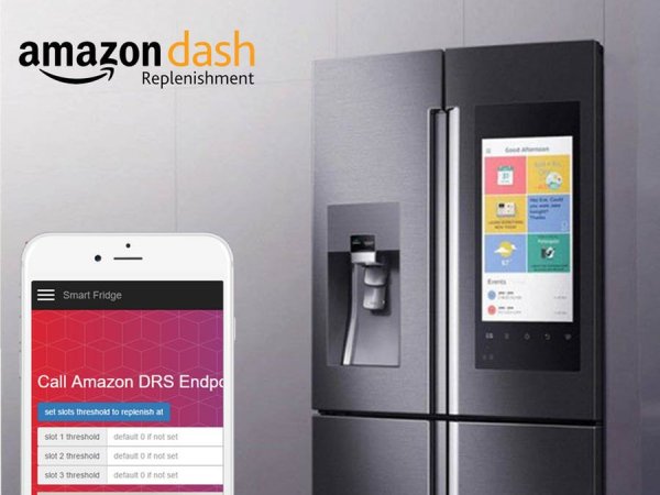 Smart fridge (self-replenishing) + Amazon DRS php API