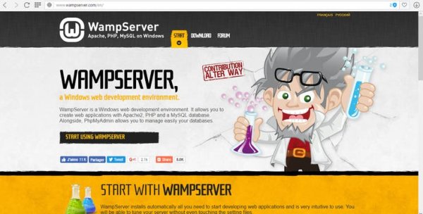 downlaod wamp server from here and install it