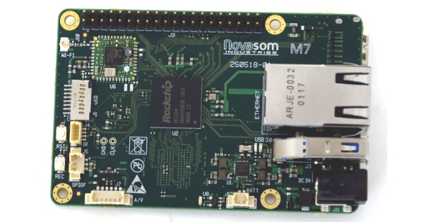 NOVASOM M7 SBC AIMS TO BE A DROP-IN REPLACEMENT FOR RASPBERRY PI 3
