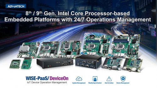ADVANTECH LAUNCHES THE LATEST INTEL CORE PROCESSOR-BASED EMBEDDED PLATFORMS