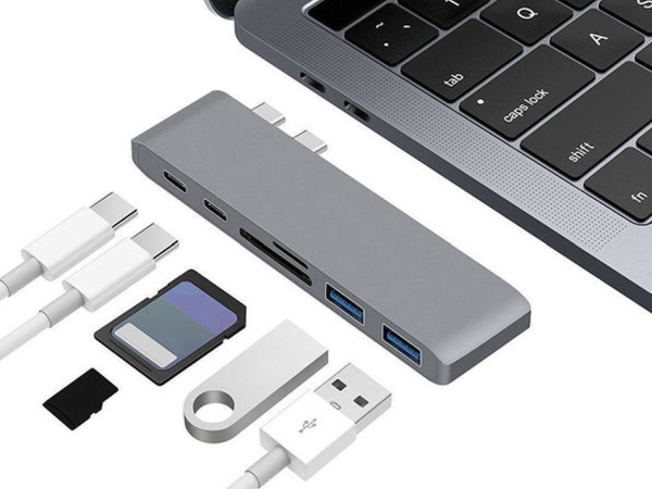 For the MacBook Pro owner 6-in-1 USB-C Hub for MacBook Pro
