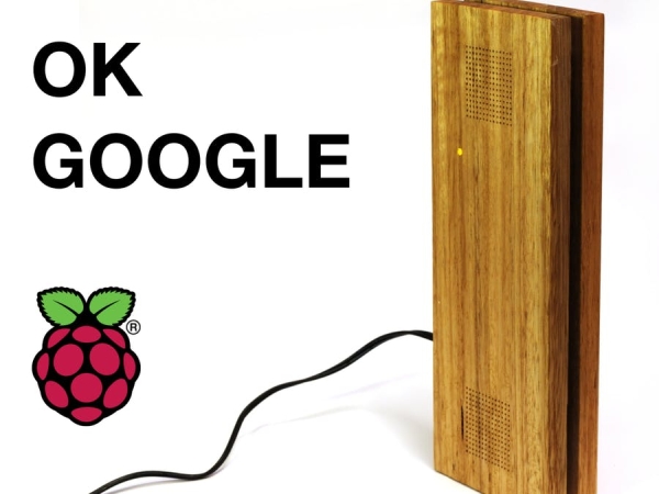 Raspberry-Pi-Google-Assistant-With-Sleek-Wood-Box
