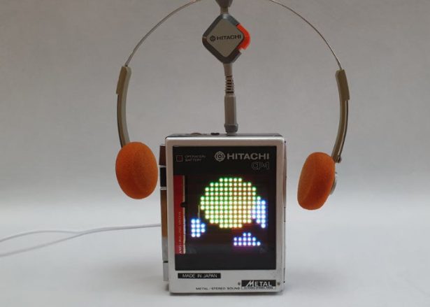 Retro cassette deck Raspberry Pi weather station 1