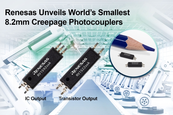 RENESAS-ELECTRONICS-ANNOUNCES-WORLD’S-SMALLEST-PHOTOCOUPLERS-FOR-INDUSTRIAL-AUTOMATION