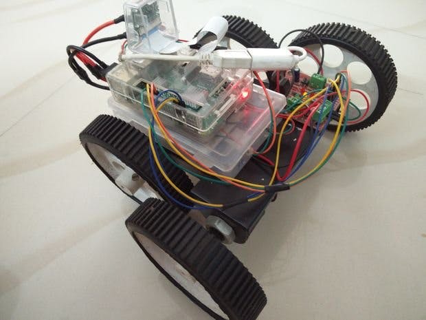 Wifi-Controlled-Robot-Using-Raspberry-Pi