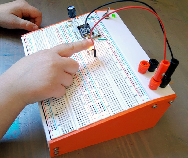 BREADBOARDING CONSOLE HAS THE POWER