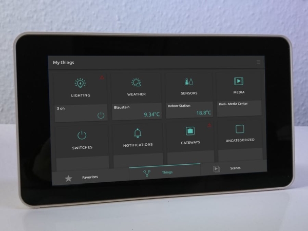 Open Source Smart Home with Touchscreen Control Panel