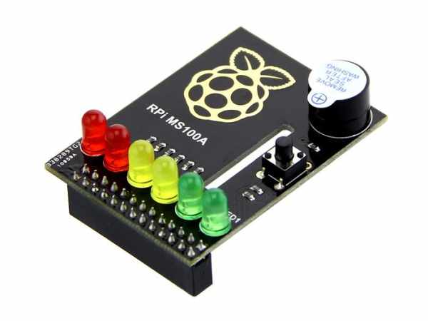 Raspberry Pi LED and Buzzer Add-on Boards