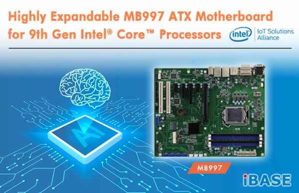 HIGHLY EXPANDABLE MB997 ATX MOTHERBOARD FOR 9TH GEN INTEL CORE PROCESSORS
