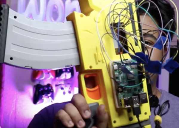 Play-Call-of-Duty-with-a-Nerf-gun-thanks-to-the-Raspberry-Pi