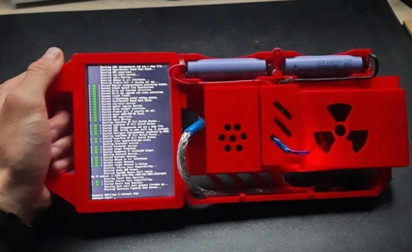 RetroPie Raspberry Pi 3D printed cyberdeck