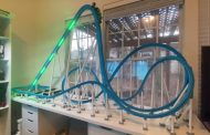 3D PRINTED MODEL ROLLER COASTER ACCURATELY SIMULATES THE REAL THING