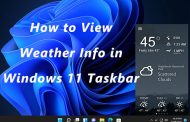 How to Edit temperature unit in weather app on Windows 11