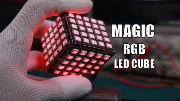 Glowing RGB LED Magic Cube WS2812