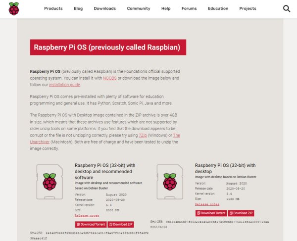 Raspberry Pi Setup - Raspberry Pi OS