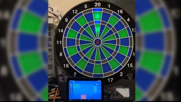 This Raspberry Pi LED Dartboard is On Point