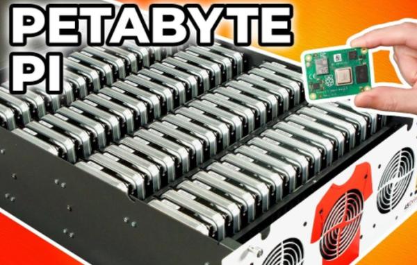 Raspberry Petabyte Pi Project features 60 HDD or 1.2 Petabytes of storage