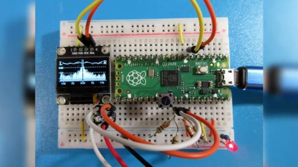 Raspberry Pi Pico Used in DIY Audio Spectrum Analyzer