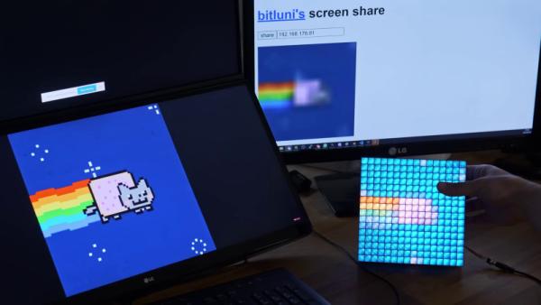 SHARE SCREEN TO RGB PANEL WITH PI PICO W