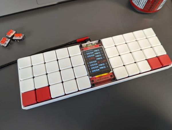 2022 CYBERDECK CONTEST KEEZYBOOST40 IS A CYBERDECK MASQUERADING AS A KEYBOARD