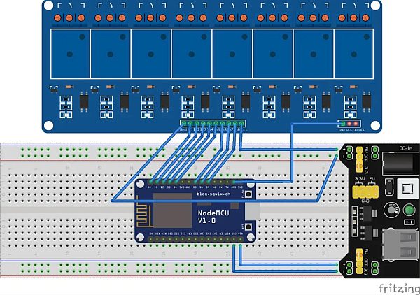 Controlling Relays With NodeMCU