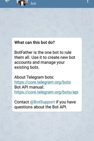 Creating a Telegram BOT