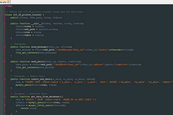 Developing a Web Application in PHP to Send Updates to the Bot Via the Telegram Bot API