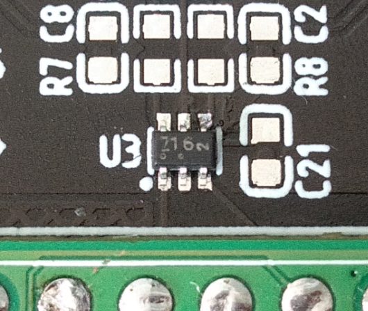 the dot on the IC must match the dot on the PCB