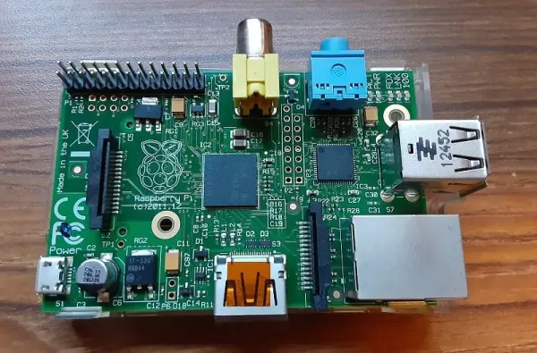 One of its first computers introduced by the Raspberry Pi Foundation the Model B rev 2 shown in this image