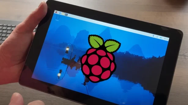 Raspberry Pi 5 tablet made using a RasPad 3