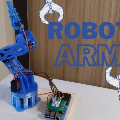 3D Printed Raspberry Pi Robotarm