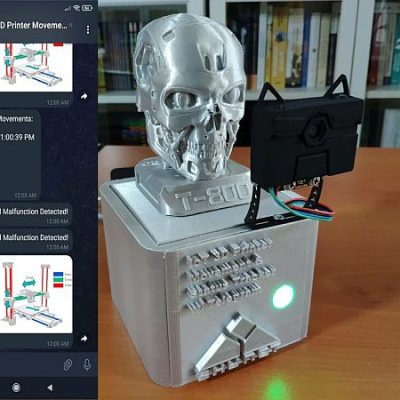 AI-driven IoT 3D Printer Motion & Status Tracker W Telegram
